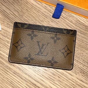 Louis Vuitton reverse monogram card holder
